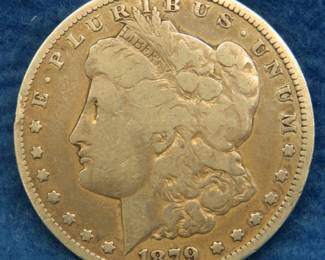 Lot 289. 1879 S Morgan silver dollar