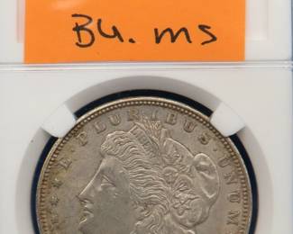 Lot 12. 1921 P Morgan silver dollar