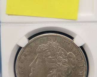 Lot 122. 1921 D Morgan silver dollar BU