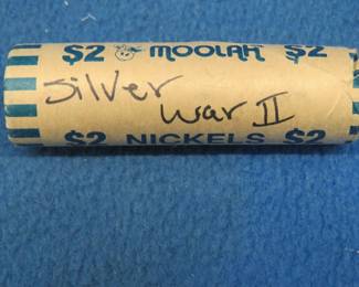 Lot 31. One roll of Silver War Nickels