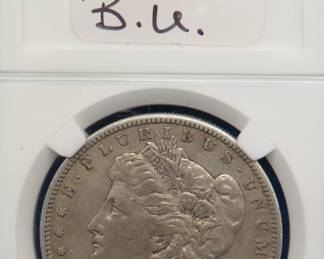 Lot 291. 1897 S/S Morgan silver dollar.  B.U.