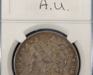 Lot 233. 1898 P Morgan Silver Dollar A.U.