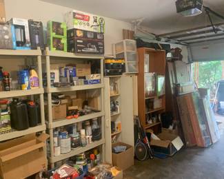 Garage jammed full of stuff - Tools, Remodeling Items, Sports Equipment 