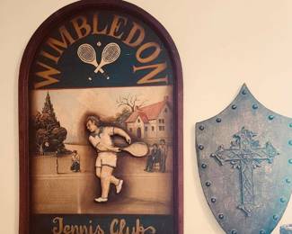 Wimbledon Tennis Wall Decoration 