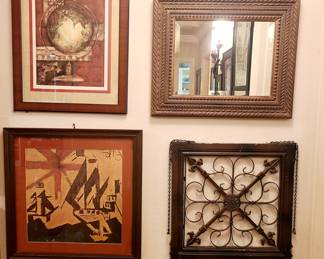 Variety of Art and wall decorations 