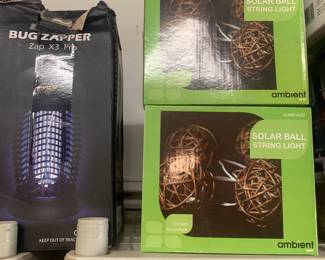 New Bug Zapper,  Solar Twig Ball Stings of Lights