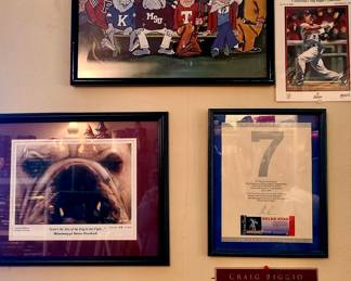 MSU And Astros memorabilia 