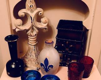Cast Iron Door Stop, Tea Light Holder, Vases