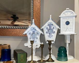 brass candle holders