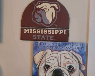 Bulldogs Wall Decorations