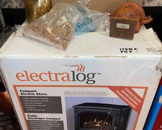 Electra Log Fire Place, Fireplace Glass