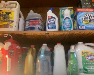 Tons of Cleaning Supplies  & Laundry Items