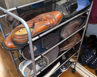 More shoes and shoe rack