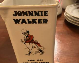  Vintage Johnny walker  scotch pitcher  jug 