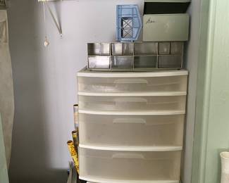 Plastic drawers 4 available 