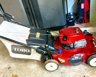 Almost new Toro Push Button Self-Propelled Mower