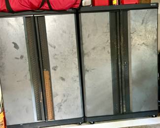 Pair Kobalt Storage Cabinets