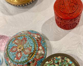 Asian and Southwestern Trinket Boxes