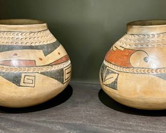 Pair Attributed to Mata Ortiz Pottery