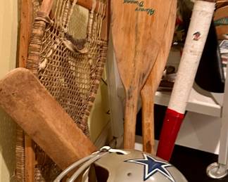 Collection of Vintage Sporting Equipment