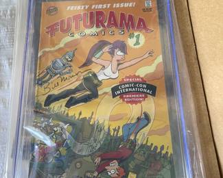Feisty First Episode of Futurama Comics Special Comicon International issue