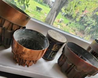 Vintage Copper Molds - highly collectible
