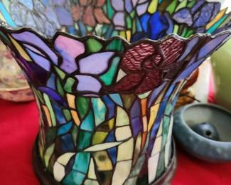 Stained Glass Hanging Lamp