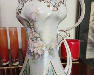 Antique Limoges Pitcher 