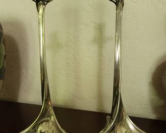 Antique Art Nouveau Candlesticks - lovely!