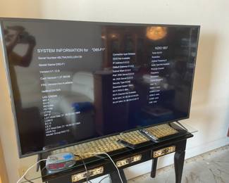 Vizio 65” LCD TV, model D65-F1 
Dolby Audio, HDMI  
