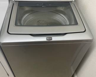 Maytag Bravos X Glass top washer. No paperwork believe 2023  Serial # C1430155  27"w 26"d 43"t              