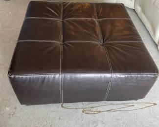 Large Brown seating area/ foot stool. 41"w 41"d 16.5"t      