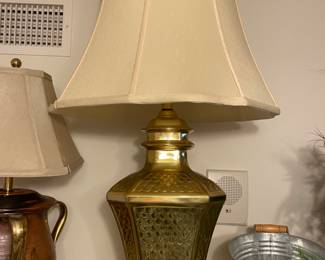 Brass Hollywood table lamp. 32” tall
$ 150.00