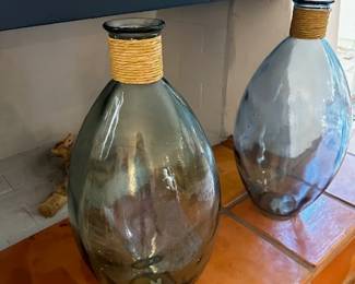 Love these San Miguel Glass Floor Vases