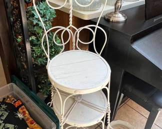Vintage Ice Cream Parlor Chair Set