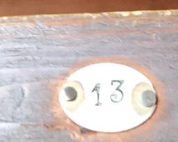 One of a kind, Early French cabinet, cabinet used for Saints Medals.