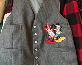 Mickey and minnie mouse vest