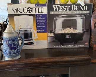 Mr Coffee & West bend popcorn popper