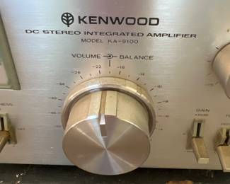 Vintage Kenwood DC stereo integrated amplifier Model KA-9100