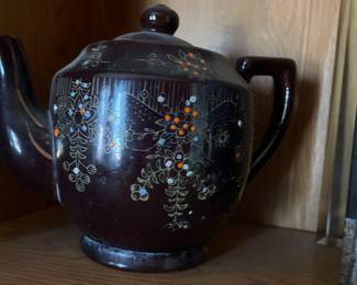 Vintage pottery teapot