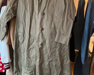 Burberry rain coat 