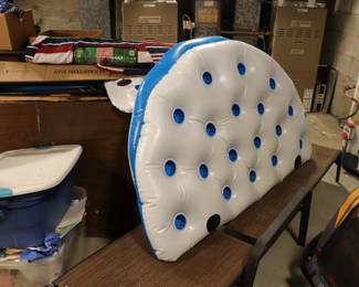 Large variety of inflatable water toys and accessories