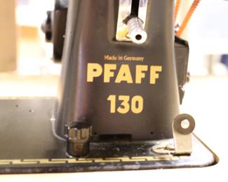 Rare find! Pfaff 130 Sewing Machine and Work Station Table Cabinet