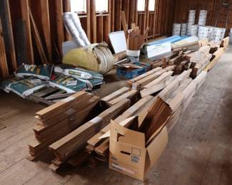 Siding, flooring, and other bulk construction materials