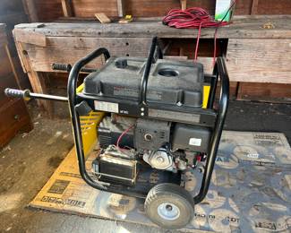 Honda GX390 13hp Engine Generator on Cart with Wheels. Does not currently start. 