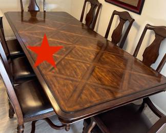 Pre-sale STAR ITEM-Dining Room Table w/8 chairs $795 plus sales tax- pre-sale ends 4/29