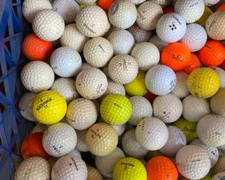 Tons of golf balls