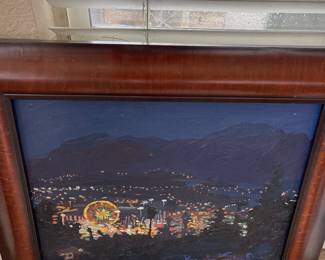 Martin Short painting of the fair at night