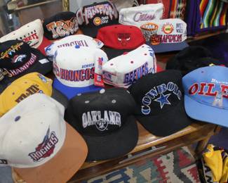 vintage hats $10-$60, sports specialties broncos nwt $120
