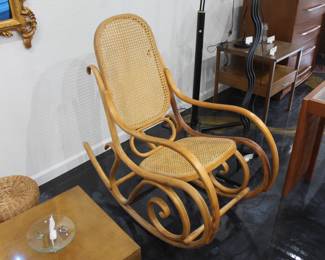 Wicker Wooden Chair $150